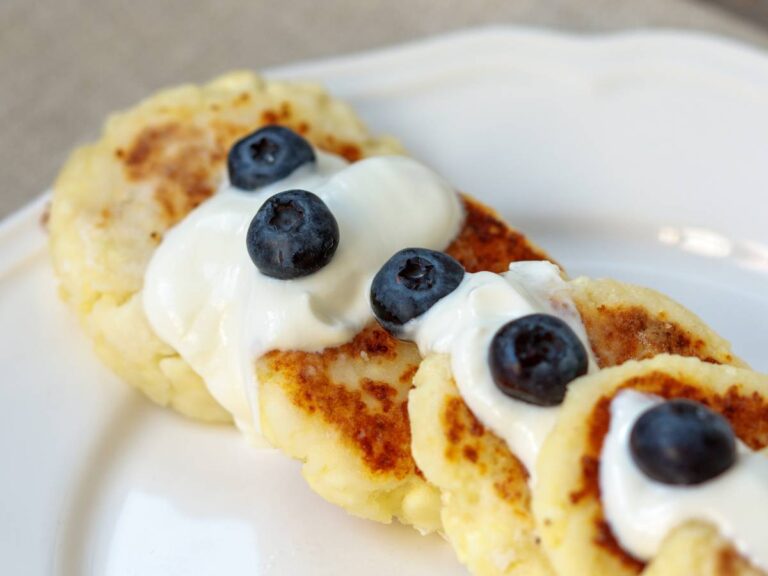 Inspiracja podania placków z twarogu