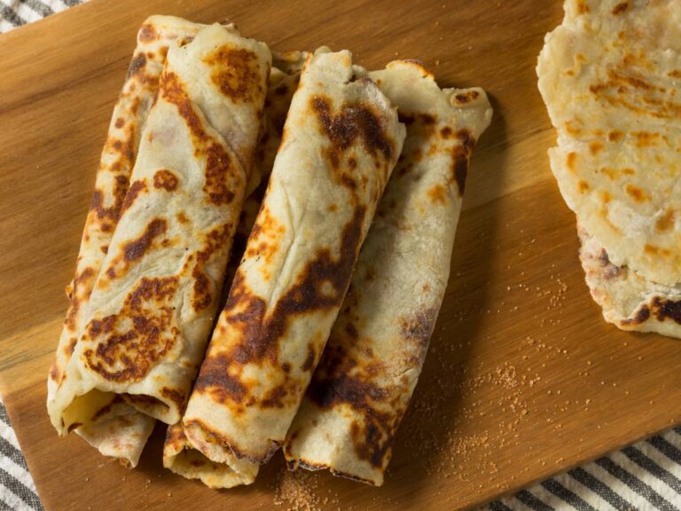 Jak przygotować norweskie lefse z masłem cynamonowym? 4 Inspiracja podadnia lefse
